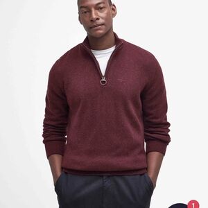 Barbour Tisbury 1/4 Zip Wool/Silk Sweater